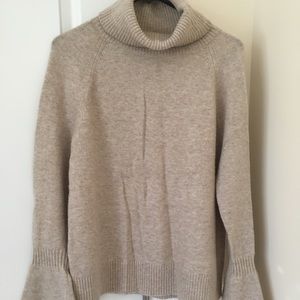 Loft sweater with bell sleeves
